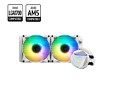 MSI MAG Coreliquid 240R V2 White - Liquid CPU Cooler - Core Components by MSI The Chelsea Gamer