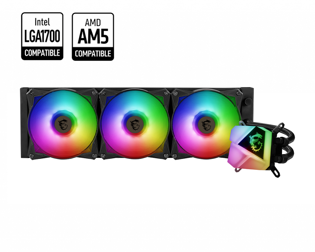 MSI MAG Coreliquid C360 - Liquid CPU Cooler - Core Components by MSI The Chelsea Gamer