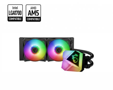 MSI MAG Coreliquid C240 - Liquid CPU Cooler - Core Components by MSI The Chelsea Gamer
