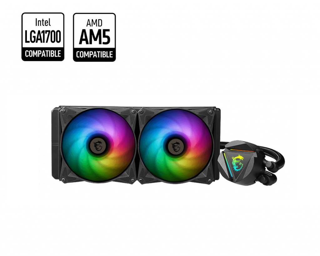 MSI MAG Coreliquid 240R V2 - Liquid CPU Cooler - Core Components by MSI The Chelsea Gamer