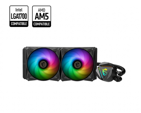 MSI MAG Coreliquid 240R V2 - Liquid CPU Cooler - Core Components by MSI The Chelsea Gamer