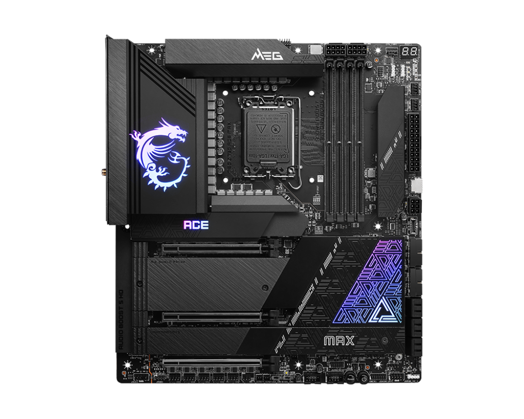 MSI MEG Z790 ACE MAX Motherboard - Intel Socket 1700 - Core Components by MSI The Chelsea Gamer