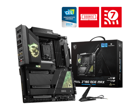 MSI MEG Z790 ACE MAX Motherboard - Intel Socket 1700 - Core Components by MSI The Chelsea Gamer