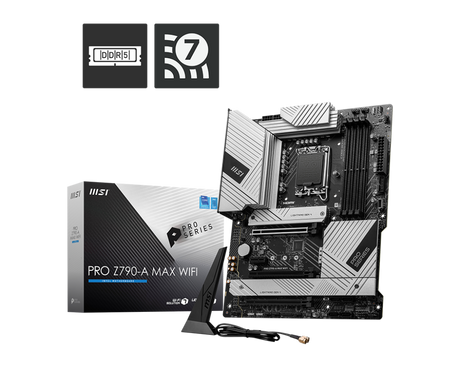 MSI PRO Z790-A MAX WIFI Motherboard - Intel Socket 1700 - Core Components by MSI The Chelsea Gamer
