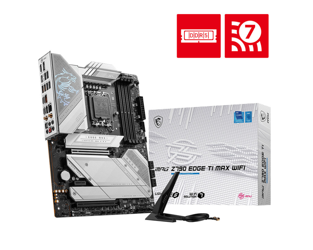 MSI MPG Z790 Edge TI MAX WIFI Motherboard - Intel Socket 1700 - Core Components by MSI The Chelsea Gamer