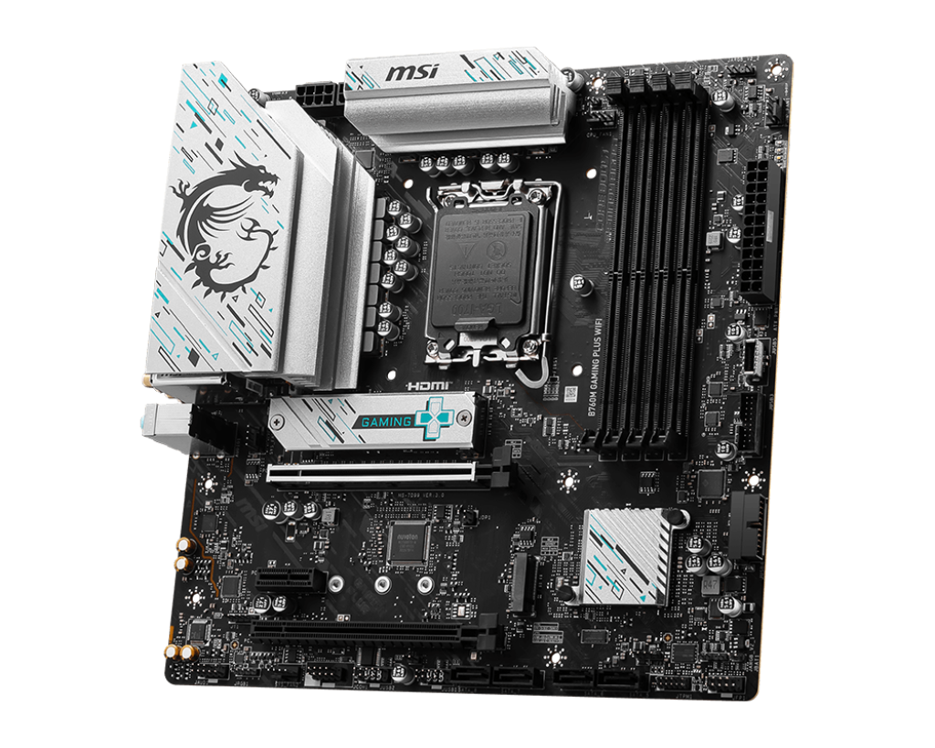 MSI B760M Gaming Plus WIFI Motherboard - Intel Socket 1700 - Core Components by MSI The Chelsea Gamer