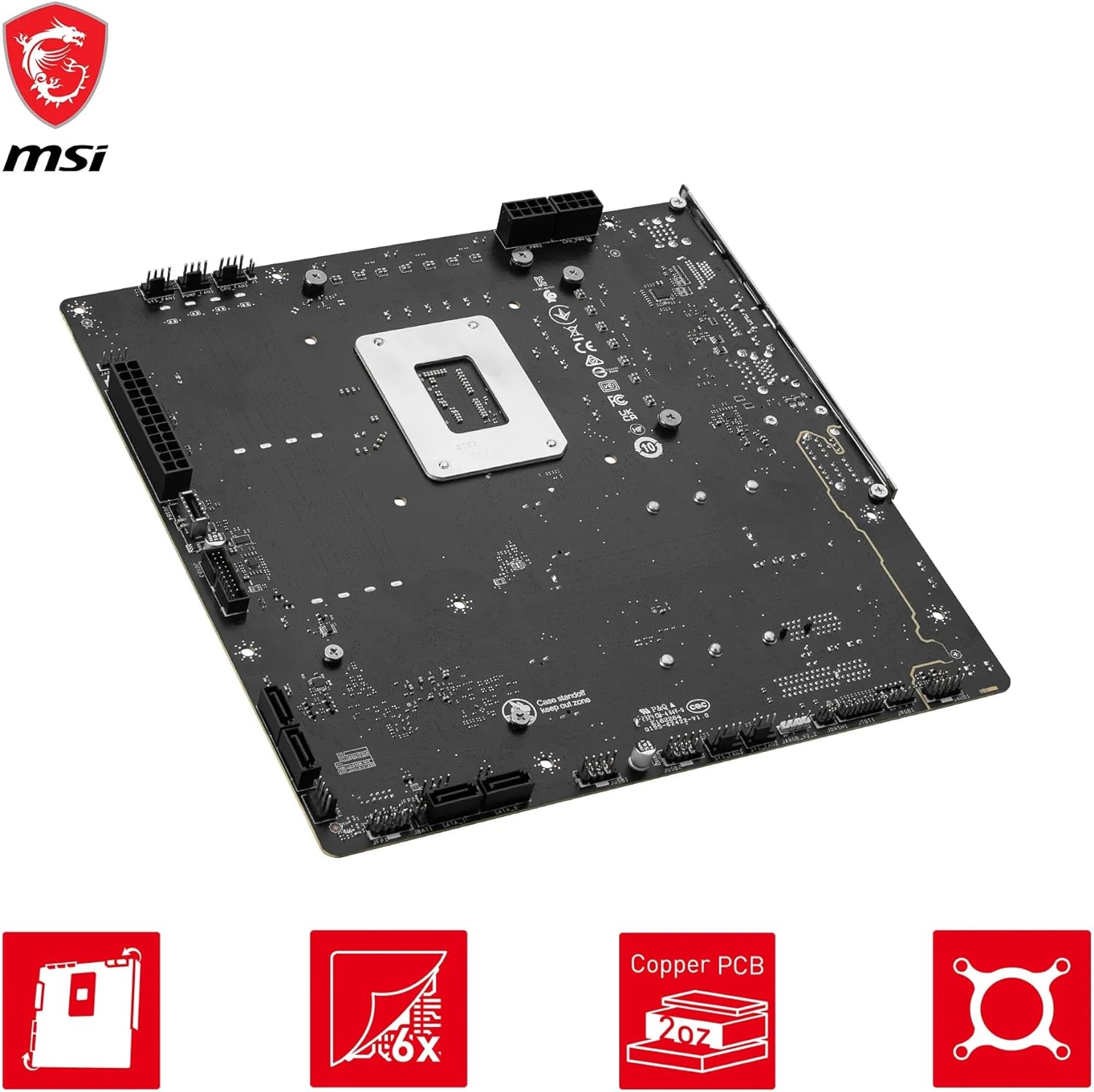 MSI B760M Project Zero Motherboard - Intel Socket 1700 - Core Components by MSI The Chelsea Gamer