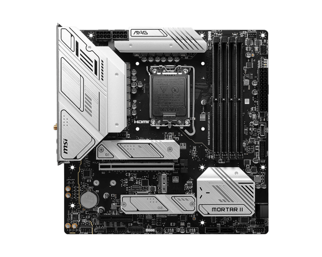 MSI MAG B760M Mortar WIFI II Motherboard - Intel Socket 1700 - Core Components by MSI The Chelsea Gamer