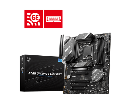 MSI B760 Gaming Plus WIFI Motherboard - Intel Socket 1700 - Core Components by msi The Chelsea Gamer