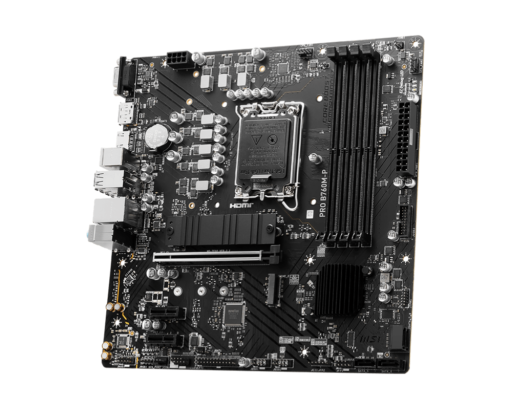 MSI PRO B760M-P Motherboard - Intel Socket 1700 - Core Components by MSI The Chelsea Gamer