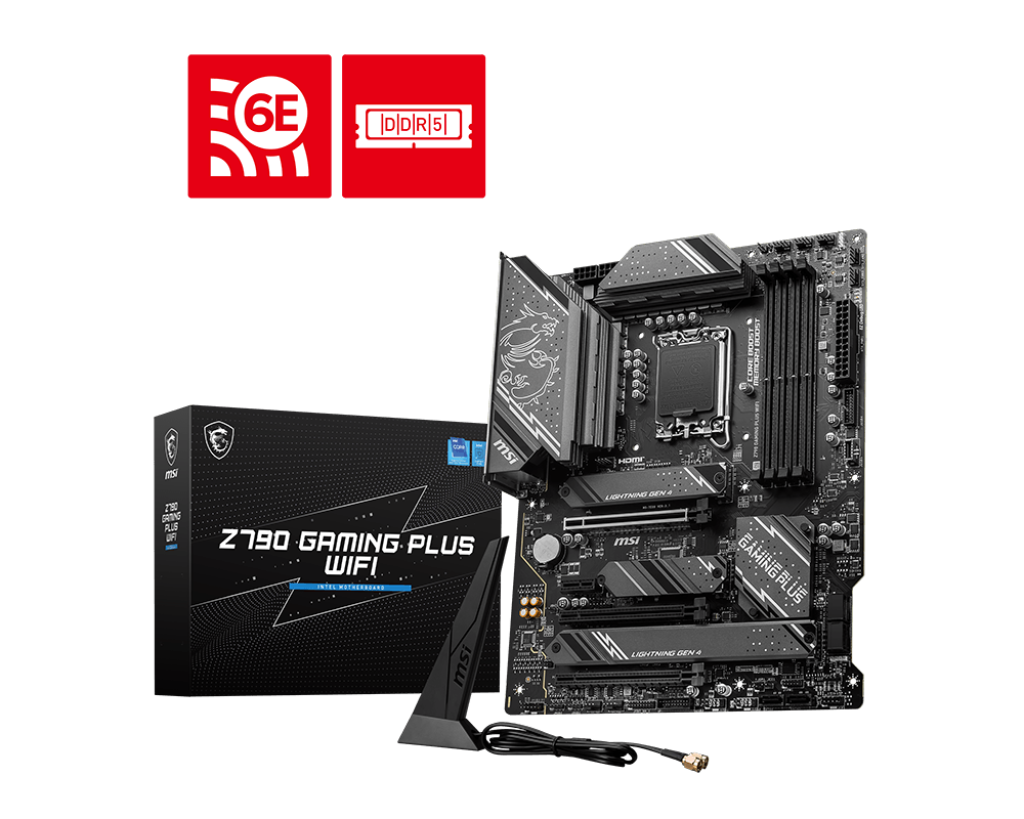 MSI Z790 Gaming Plus Wifi Motherboard - Intel Socket 1700 - Core Components by MSI The Chelsea Gamer