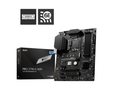 MSI PRO Z790-S WIFI Motherboard - Intel Socket 1700 - Core Components by MSI The Chelsea Gamer