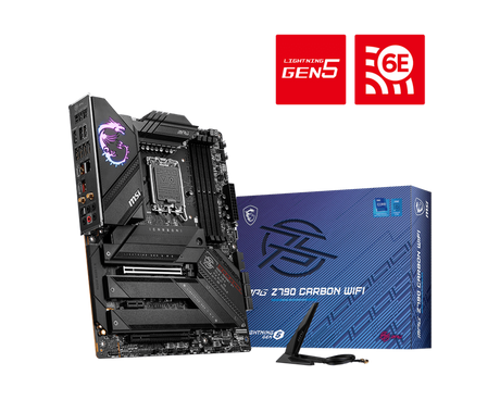MSI MPG Z790 Carbon WIFI Motherboard - Intel Socket 1700 - Core Components by MSI The Chelsea Gamer