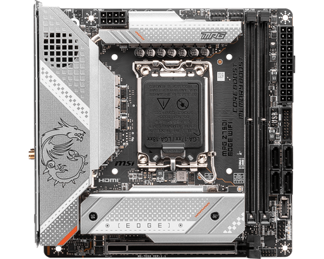 MSI MPG Z790I Edge WIFI Motherboard - Intel Socket 1700 - Core Components by MSI The Chelsea Gamer