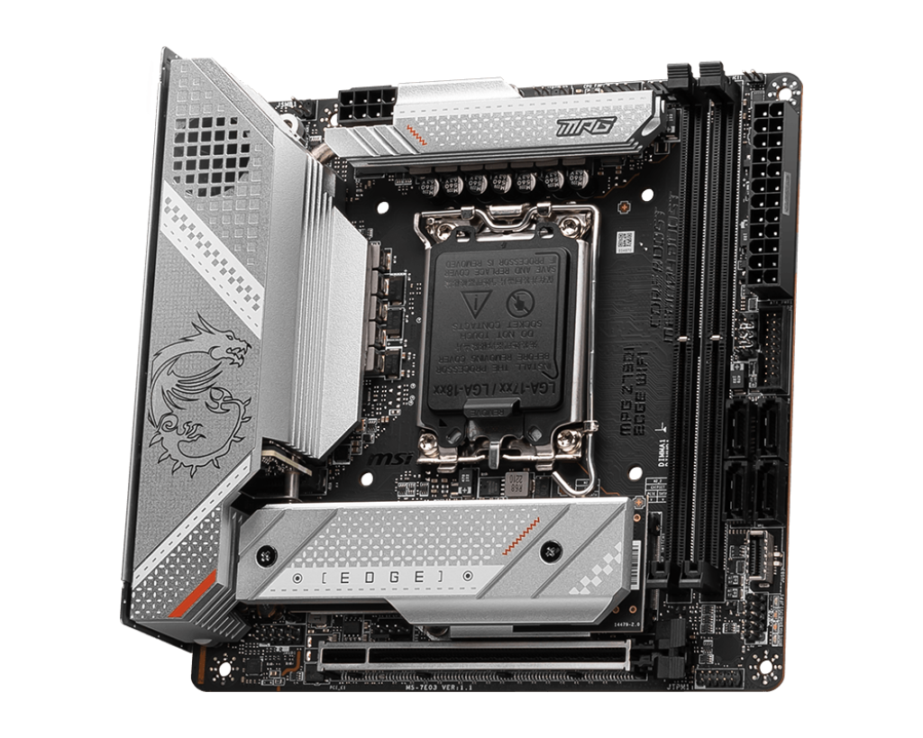 MSI MPG Z790I Edge WIFI Motherboard - Intel Socket 1700 - Core Components by MSI The Chelsea Gamer