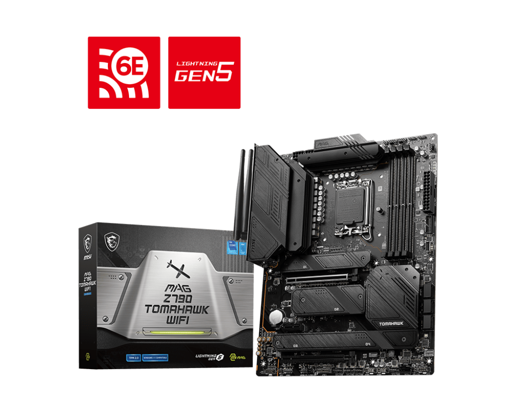 MSI MAG Z790 Tomahawk WIFI Motherboard - Intel Socket 1700 - Core Components by MSI The Chelsea Gamer