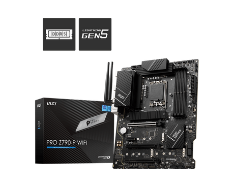 MSI PRO Z790-P WIFI Motherboard - Intel Socket 1700 - Core Components by MSI The Chelsea Gamer