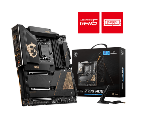 MSI MEG Z790 ACE Motherboard - Intel Socket 1700 - Core Components by MSI The Chelsea Gamer