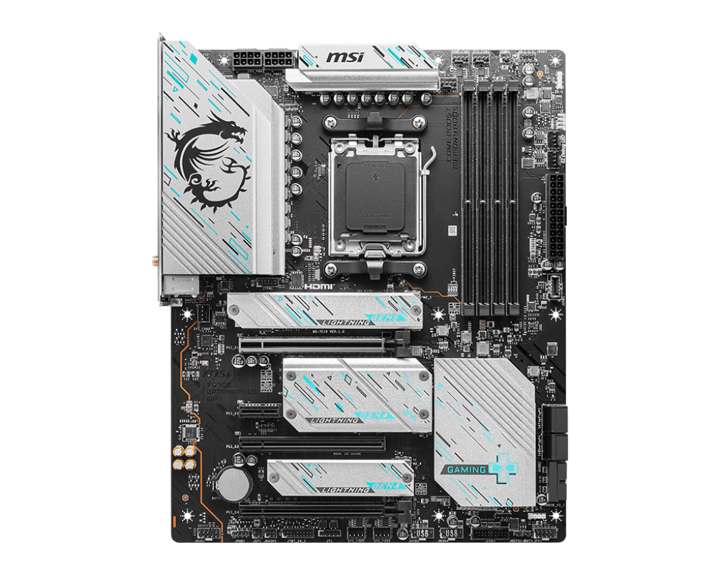 MSI X670E Gaming Plus WIFI Motherboard - Socket AM5 - Core Components by MSI The Chelsea Gamer
