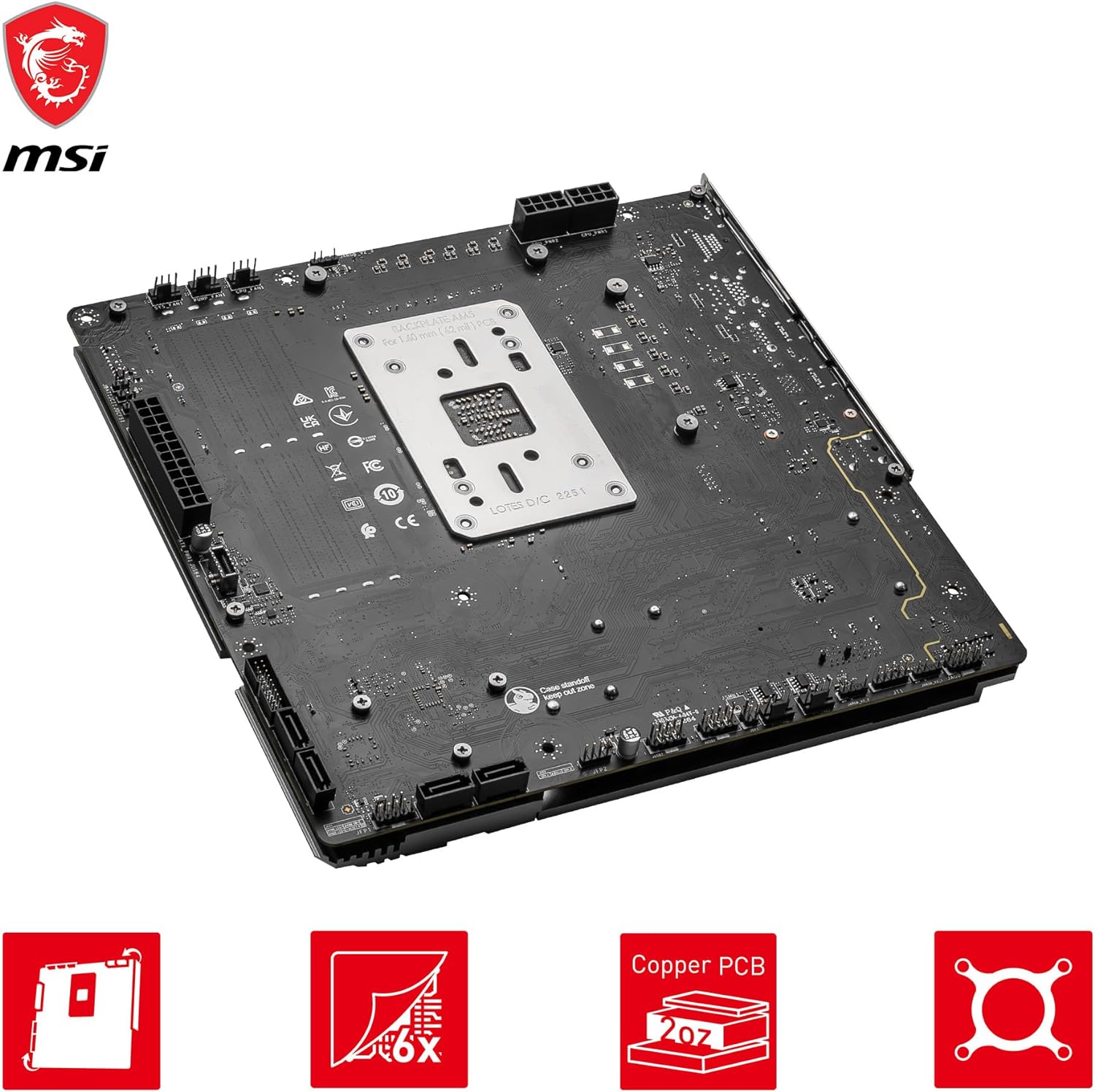 MSI B650M Project Zero Motherboard - Socket AM5 - Core Components by MSI The Chelsea Gamer