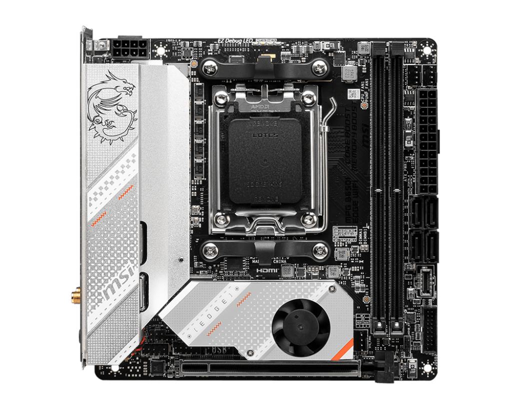 MSI MPG B650I Edge WIFI Motherboard - Socket AM5 - Core Components by MSI The Chelsea Gamer