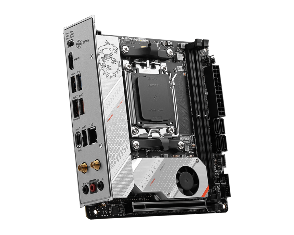 MSI MPG B650I Edge WIFI Motherboard - Socket AM5 - Core Components by MSI The Chelsea Gamer