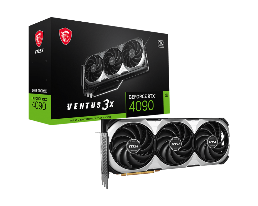 MSI GeForce RTX™ 4090 VENTUS 3X E 24G OC Grpahics Card - Core Components by MSI The Chelsea Gamer