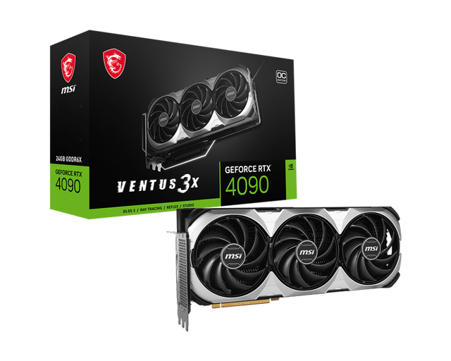 MSI GeForce RTX™ 4090 VENTUS 3X E 24G OC Grpahics Card - Core Components by MSI The Chelsea Gamer