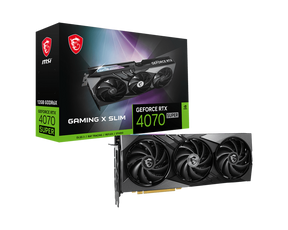 MSI GeForce RTX™ 4070 SUPER 12G GAMING X SLIM Graphics Card - Core Components by MSI The Chelsea Gamer