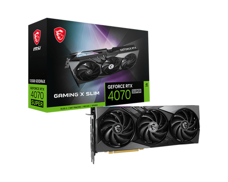 MSI GeForce RTX™ 4070 SUPER 12G GAMING X SLIM Graphics Card - Core Components by MSI The Chelsea Gamer