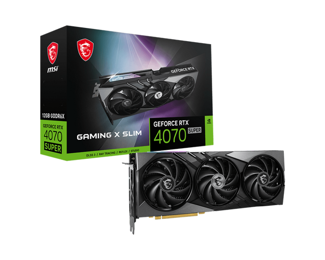 MSI GeForce RTX™ 4070 SUPER 12G GAMING X SLIM Graphics Card - Core Components by MSI The Chelsea Gamer