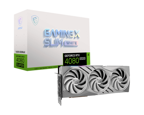 MSI GeForce RTX™ 4080 SUPER 16G GAMING X SLIM WHITE Graphics Card - Core Components by MSI The Chelsea Gamer