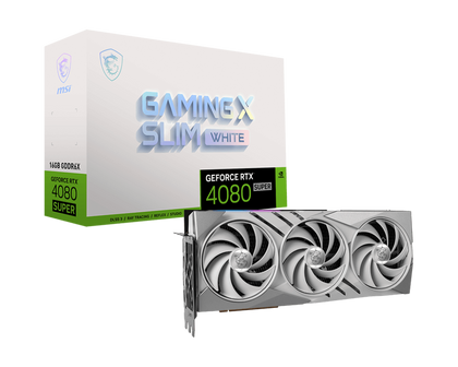 MSI GeForce RTX™ 4080 SUPER 16G GAMING X SLIM WHITE Graphics Card