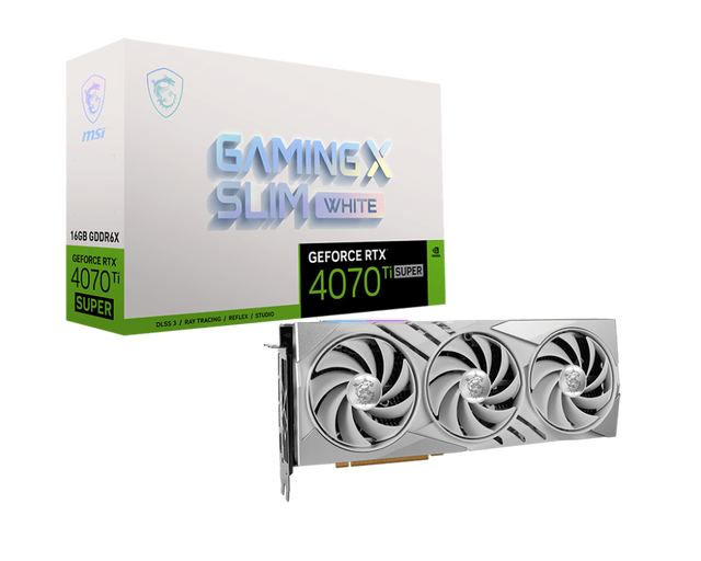 MSI GeForce RTX™ 4070 Ti SUPER 16G GAMING X SLIM WHITE Graphics Card - Core Components by MSI The Chelsea Gamer