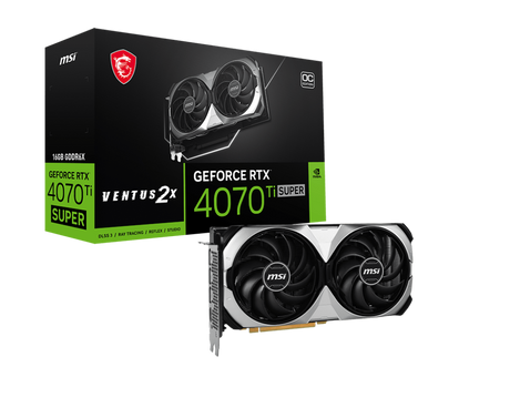 MSI GeForce RTX™ 4070 Ti SUPER 16G VENTUS 2X OC Graphics Card - Core Components by MSI The Chelsea Gamer