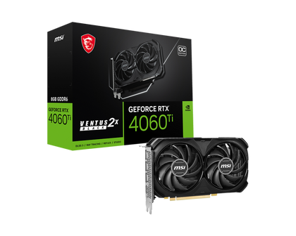 MSI GeForce RTX™ 4060 Ti VENTUS 2X BLACK 8G OC Graphics Card - Core Components by MSI The Chelsea Gamer