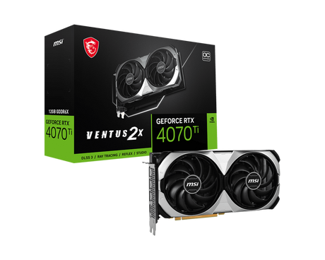 MSI GeForce RTX™ 4070 Ti VENTUS 2X 12G OC Graphics Card - Core Components by MSI The Chelsea Gamer