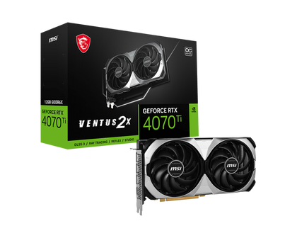 MSI GeForce RTX™ 4070 Ti VENTUS 2X 12G OC Graphics Card - Core Components by MSI The Chelsea Gamer