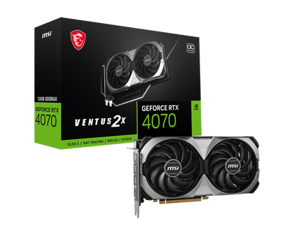 MSI GeForce RTX™ 4070 VENTUS 2X E 12G OC Graphics Card - Core Components by MSI The Chelsea Gamer