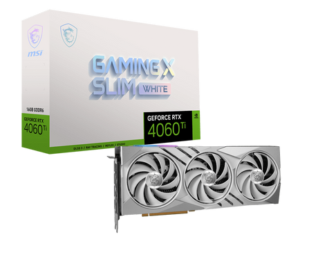 MSI GeForce RTX™ 4060 Ti GAMING X Slim White 16G Graphics Card - Core Components by MSI The Chelsea Gamer