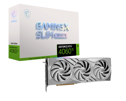 MSI GeForce RTX™ 4060 Ti GAMING X Slim White 16G Graphics Card