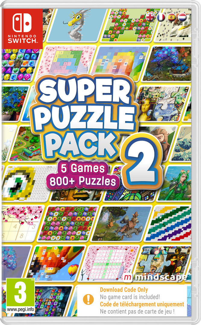 Super Puzzle Pack 2 - Nintendo Switch - Code In A Box - Video Games by Mindscape The Chelsea Gamer