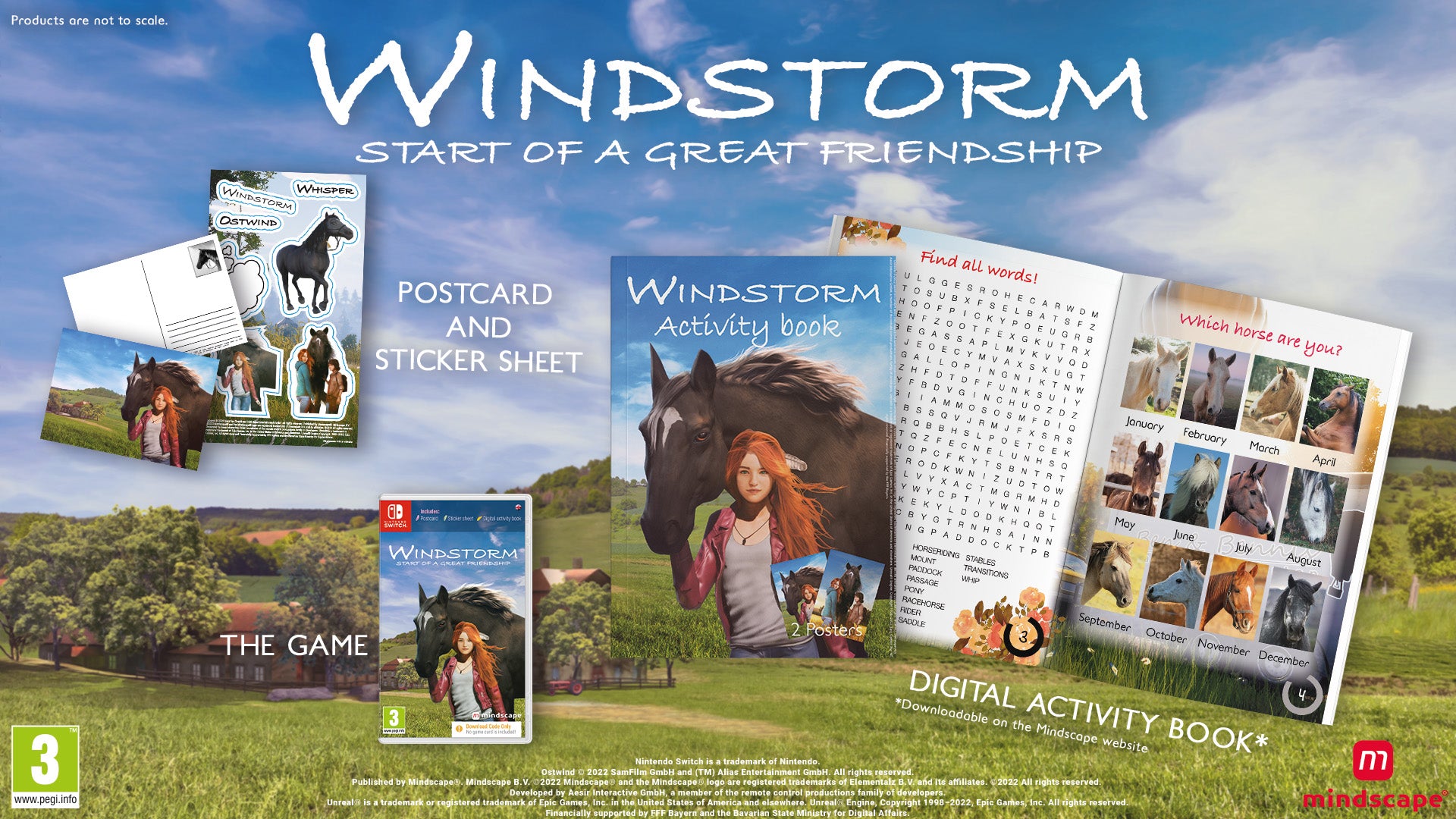 Windstorm: Start of a Great Friendship Remastered - Nintendo Switch - Code In A Box - Video Games by Mindscape The Chelsea Gamer