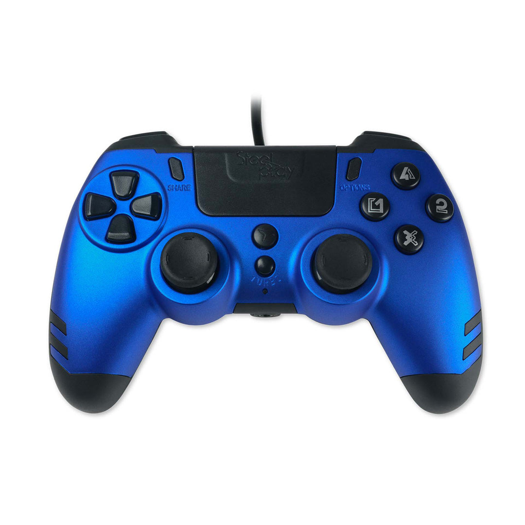 LEXIP SteelPlay Slim Pack Wired Controller - Sapphire Blue - Console Accessories by LEXIP The Chelsea Gamer