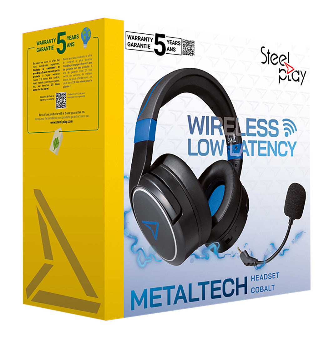 LEXIP SteelPlay MetalTech Wireless Low Latency Headset - Cobalt - Console Accessories by LEXIP The Chelsea Gamer