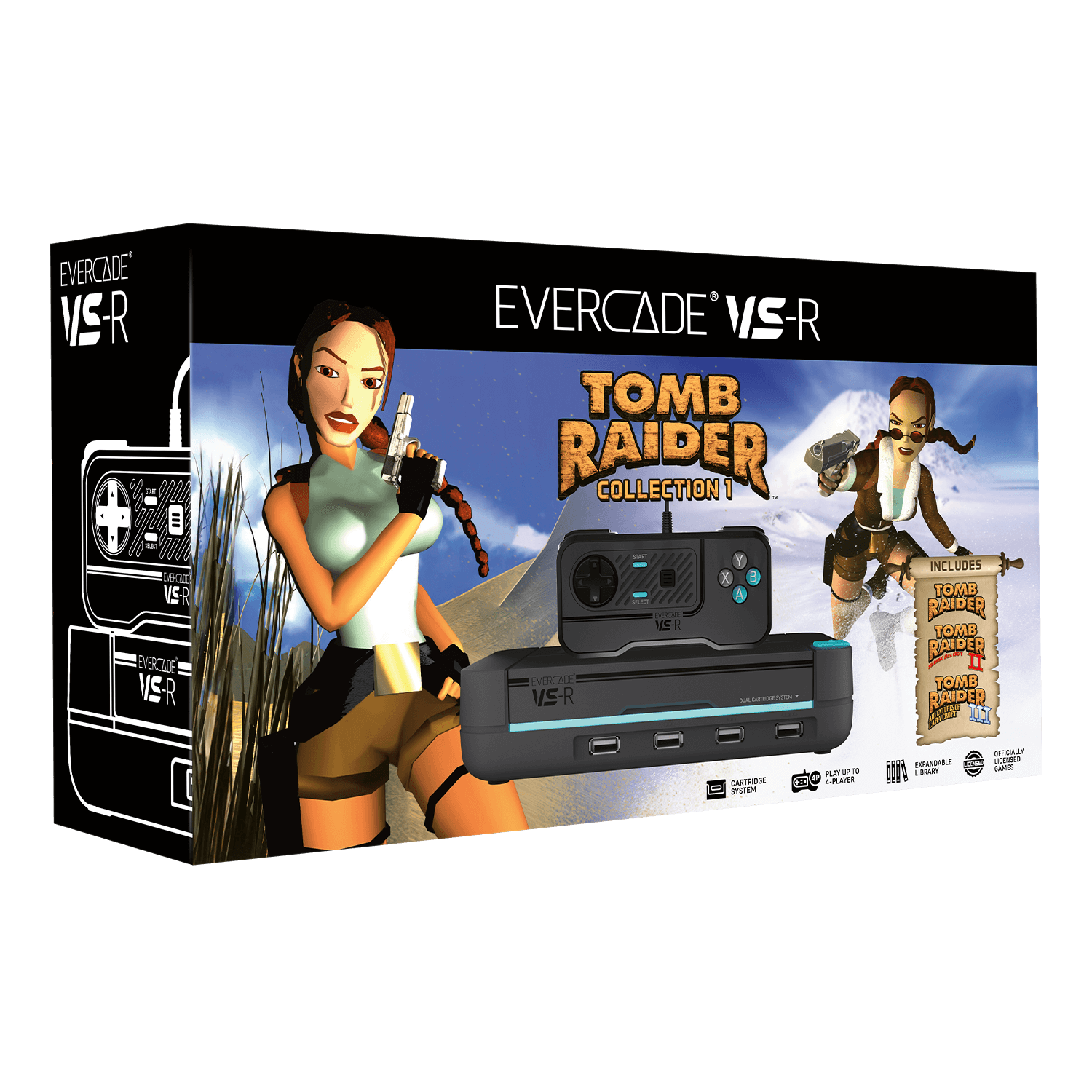 Evercade VS-R - Including Tomb Raider - Console pack by Blaze The Chelsea Gamer