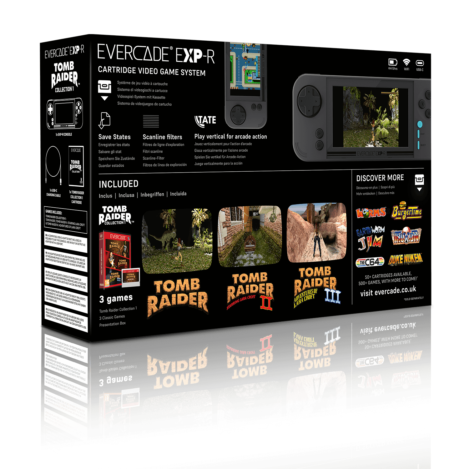 Evercade EXP-R - Including Tomb Raider - Console pack by Blaze The Chelsea Gamer