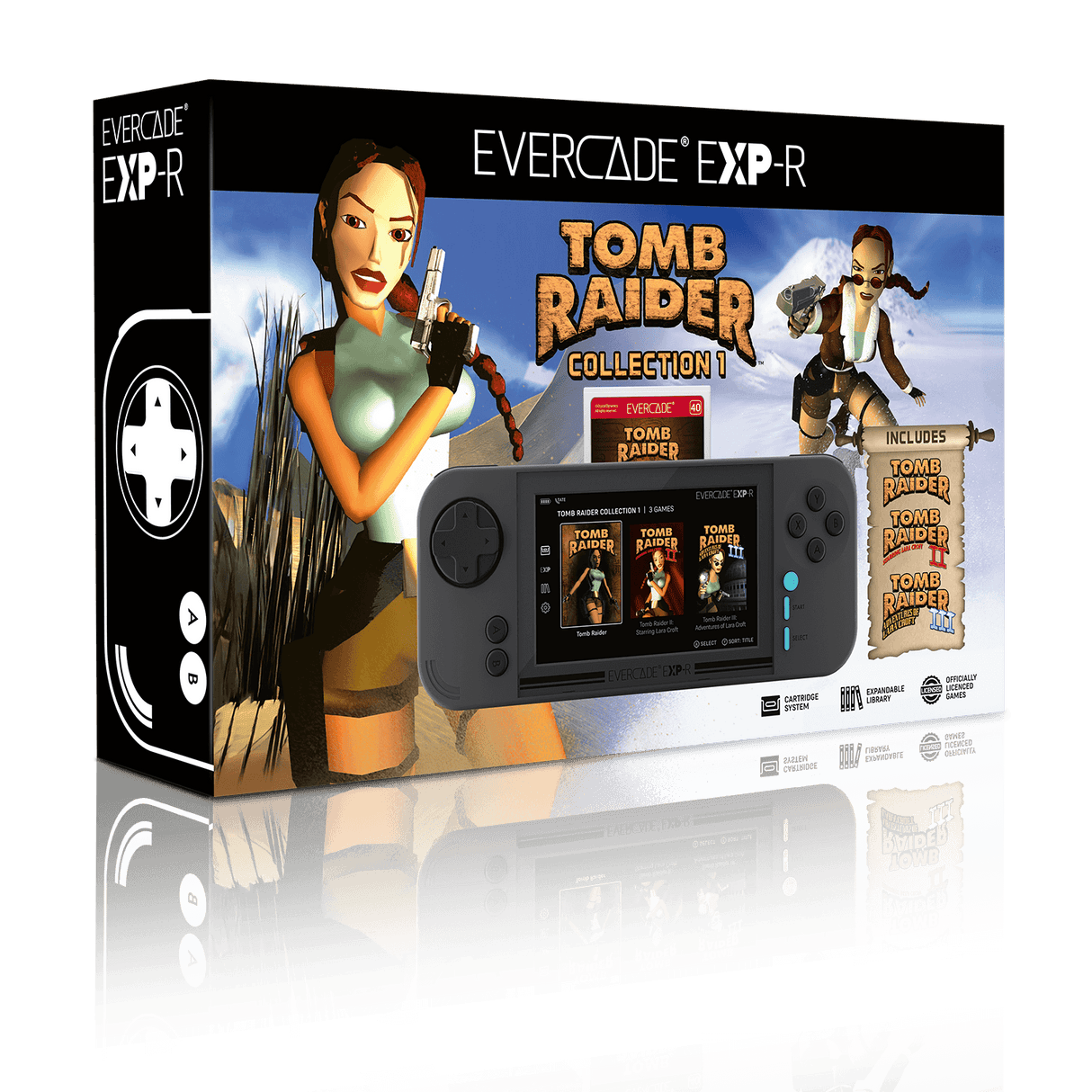 Evercade EXP-R - Including Tomb Raider - Console pack by Blaze The Chelsea Gamer