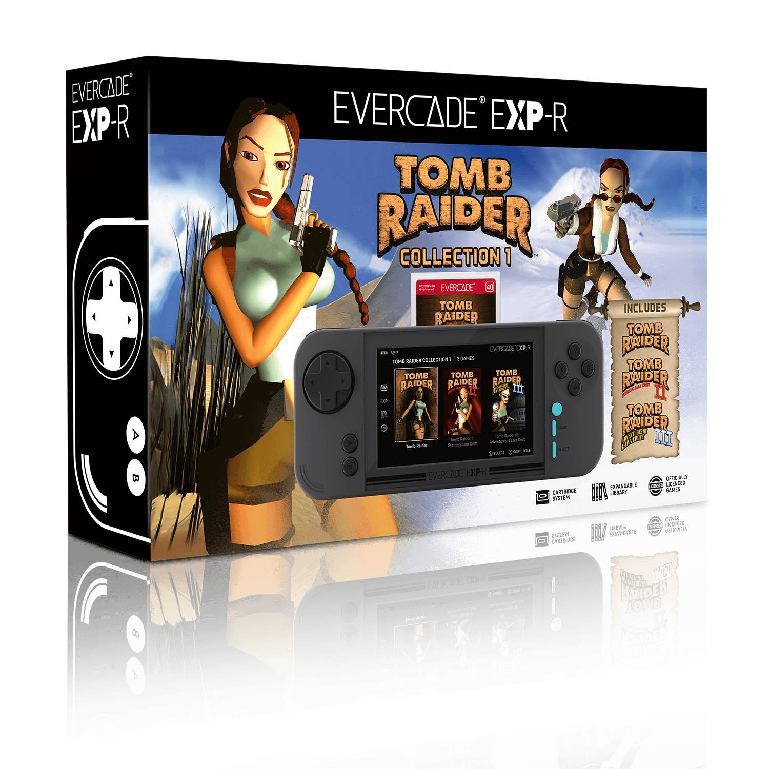Evercade EXP-R - Including Tomb Raider - Console pack by Blaze The Chelsea Gamer