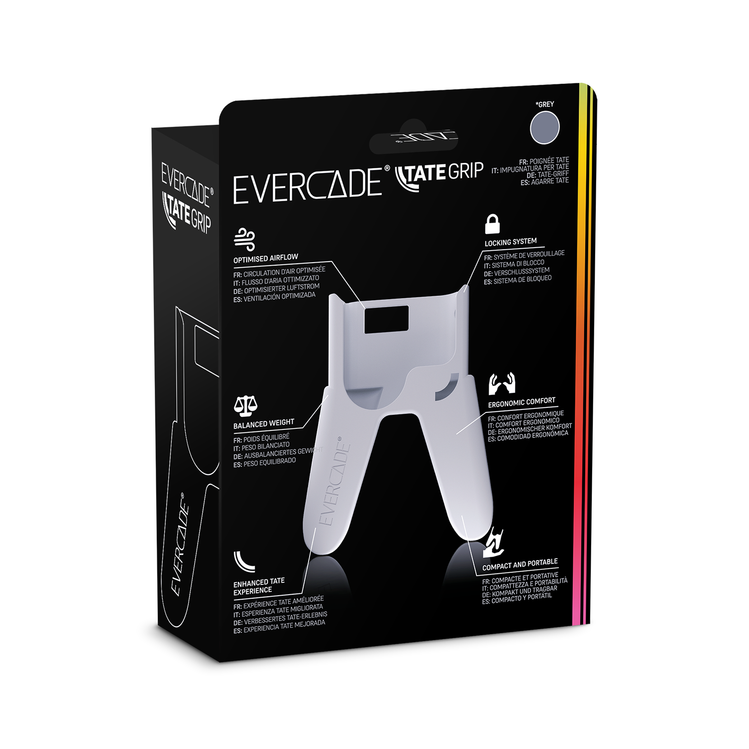 Evercade TATE Grip - Grey - Console Accessories by Blaze The Chelsea Gamer